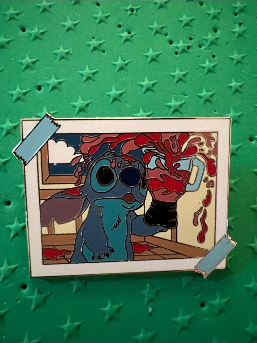 Disney 2024 Stitch Mystery Box Pin Lilo and Stitch Blender Accident Photograph